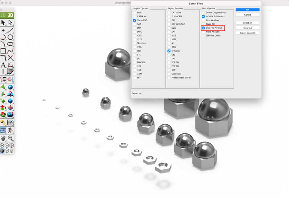 Batch Export One Part per File<